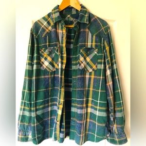 Mossimo Supply Co. Rugged Plaid Button Down Shirt